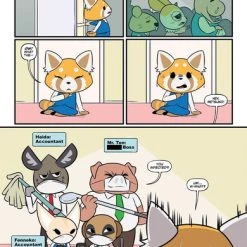 ONI PRESS Aggretsuko Metal To The Max Graphic Novel (Hardcover) -Deals Graphic Novel Store 9781620107188 graphicnovel aggretsuko metal to the max hardcover altd