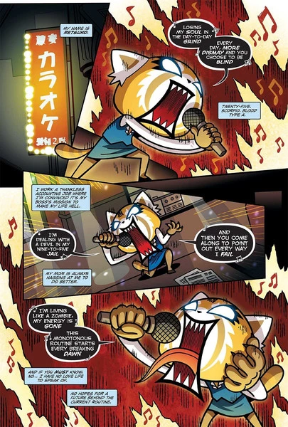 ONI PRESS Aggretsuko Little Rei Of Sunshine Graphic Novel 5 ONI PRESS Aggretsuko Little Rei Of Sunshine Graphic Novel - Image 3