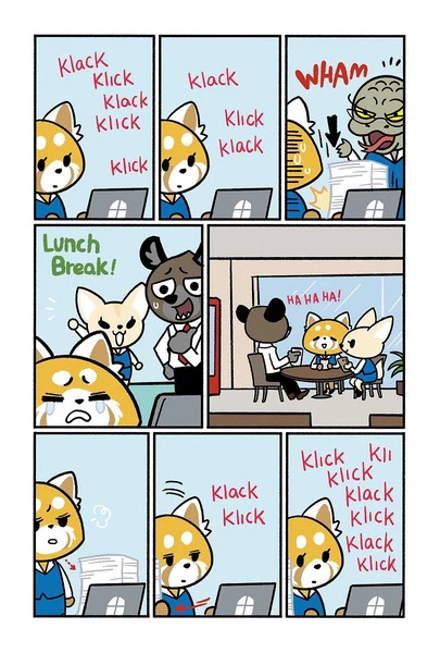 ONI PRESS Aggretsuko Down The Rabbit Hole Graphic Novel (Hardcover) 5 ONI PRESS Aggretsuko Down The Rabbit Hole Graphic Novel (Hardcover) - Image 3