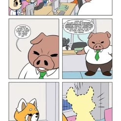 ONI PRESS Aggretsuko Meet Her World Graphic Novel (Hardcover) -Deals Graphic Novel Store 9781620109793 graphicnovel aggretsuko meet her world hardcover altc