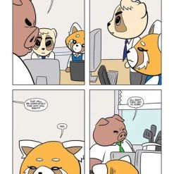 ONI PRESS Aggretsuko Meet Her World Graphic Novel (Hardcover) -Deals Graphic Novel Store 9781620109793 graphicnovel aggretsuko meet her world hardcover altd